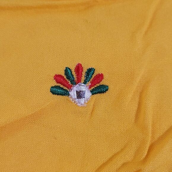 Sangria Kids Yellow Floral Embroidered Dress 14-15yrs - Picture 5 of 10